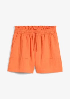bonprix bonprix Shorts|Pantalones>Pantalón corto tipo paperbag de mezcla de lyocell fluido mango