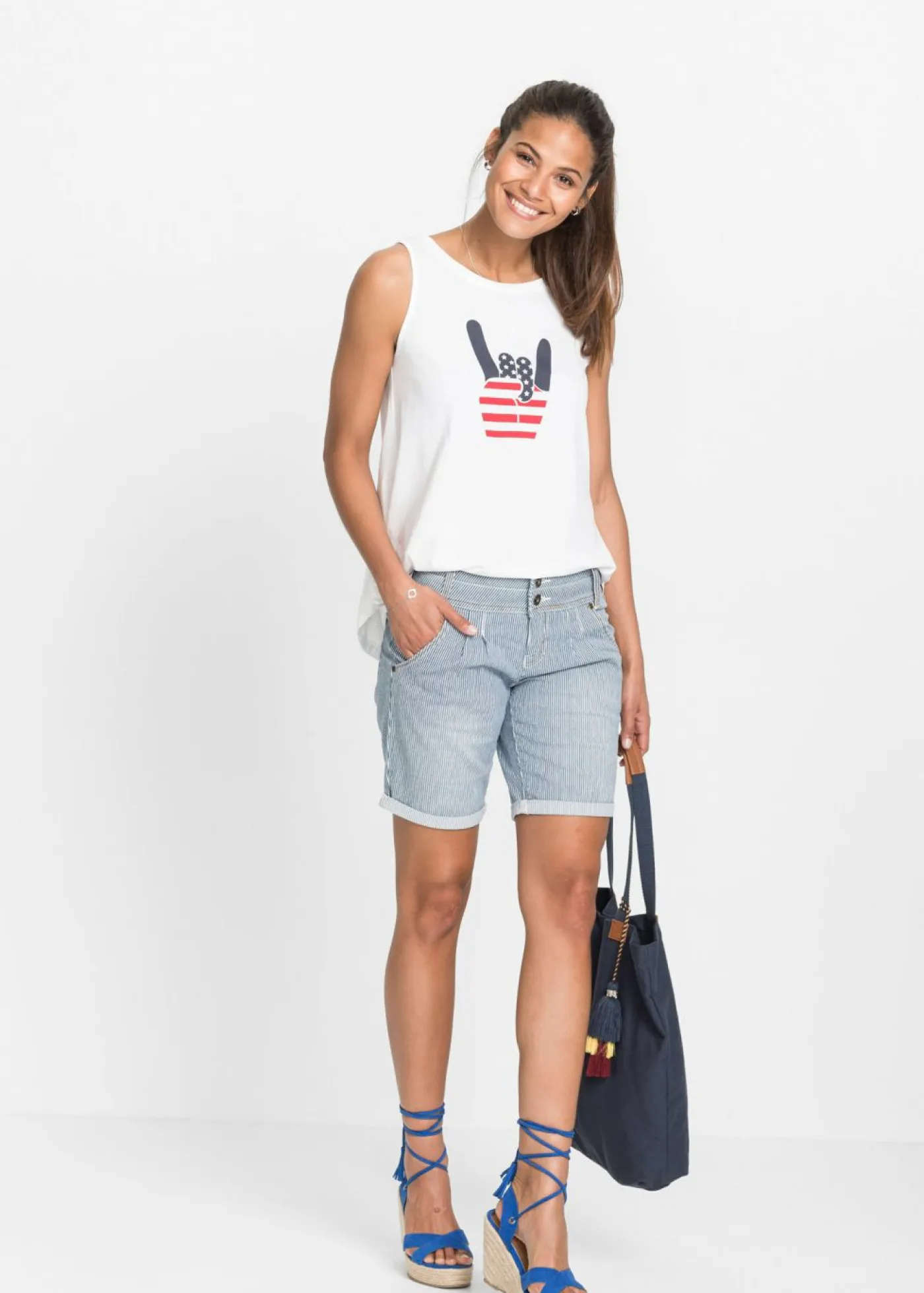 Mujer bonprix bonprix Pantalón corto vaquero