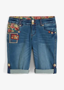 bonprix bonprix Shorts|Vaqueros>Pantalón corto vaquero Denim de flores