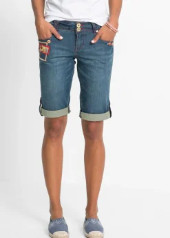 bonprix bonprix Shorts|Vaqueros>Pantalón corto vaquero Denim de flores