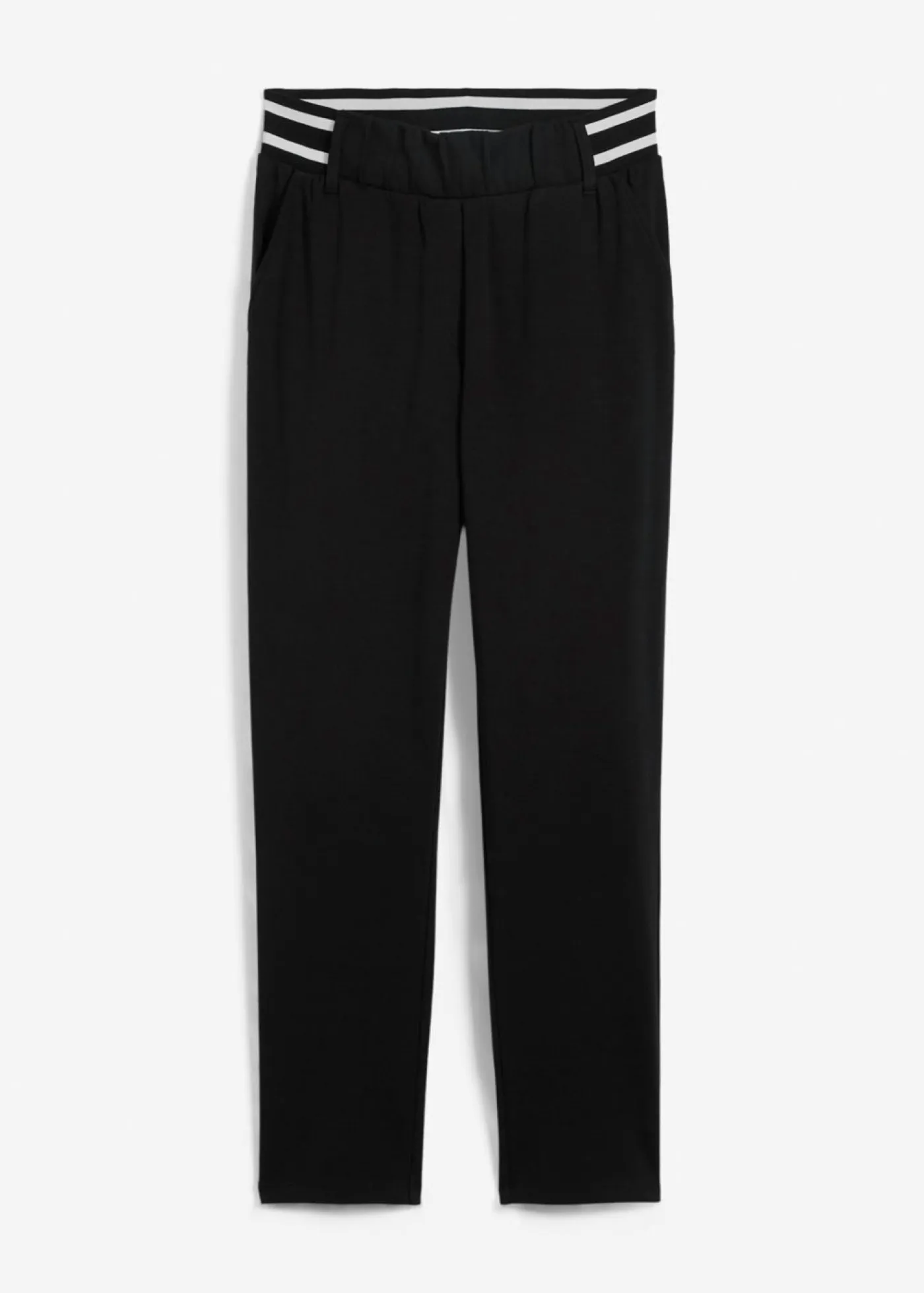 bonprix bonprix Pantalones>Pantalón de algodón ecológico puro Negro