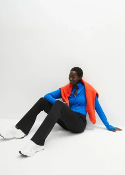 Mujer bonprix bonprix Pantalón de algodón orgánico puro con elástico