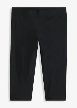 bonprix bonprix Conjuntos De Traje De Baño|Ropa De Baño Cubridora>Pantalón de baño capri con cinturilla elástica Negro