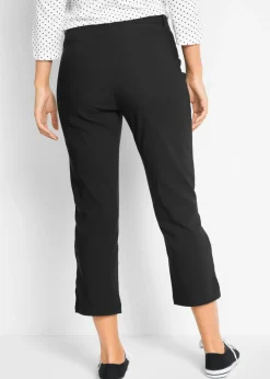 Mujer bonprix bonprix Pantalón de bengalina, largo 7/8, con cintura cómoda