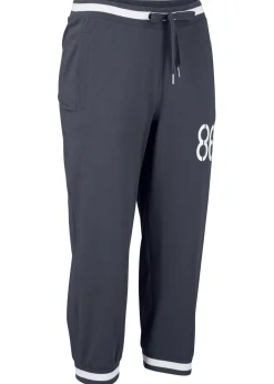 Mujer bonprix bonprix Pantalón de chándal 3/4 de mezcla de algodón