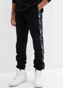 bonprix bonprix Ropa 9 A 16 Años·Pantalones>Pantalón de chándal con algodón orgánico Negro