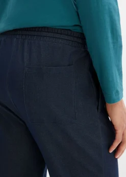 Hombre bonprix bonprix Pantalón de chándal con aspecto vaquero