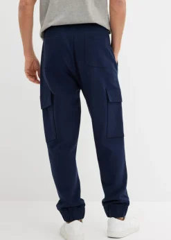 Hombre bonprix bonprix Pantalón de chándal con bolsillos tipo cargo y corte holgado