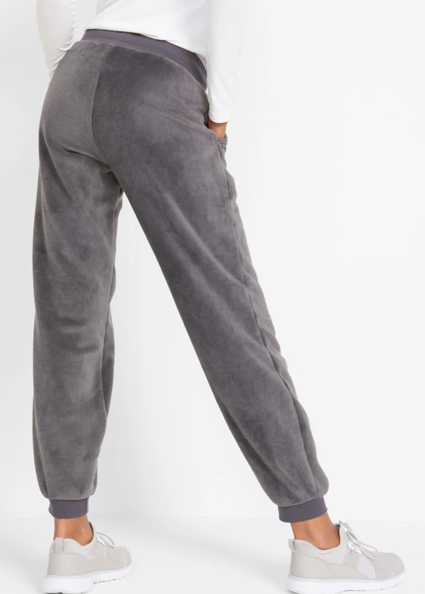 bonprix bonprix Ropa Cómoda|Pantalones>Pantalón de chándal con cinturilla cómoda pizarra