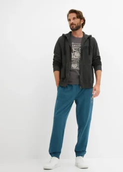 Hombre bonprix bonprix Pantalón de chándal con detalles en contraste