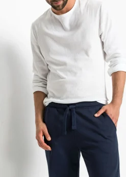 Hombre bonprix bonprix Pantalón de chándal con interior suave y dobladillo recto