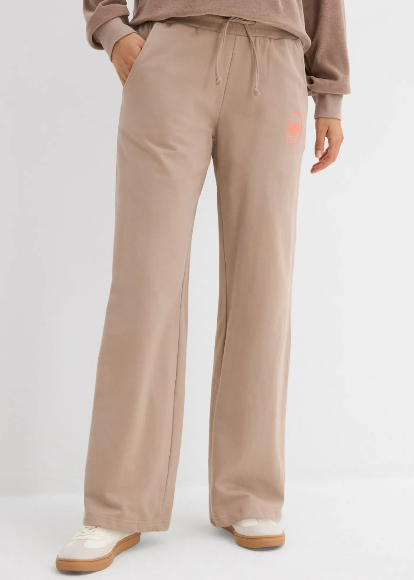 Mujer bonprix bonprix Pantalón de chándal de algodón puro