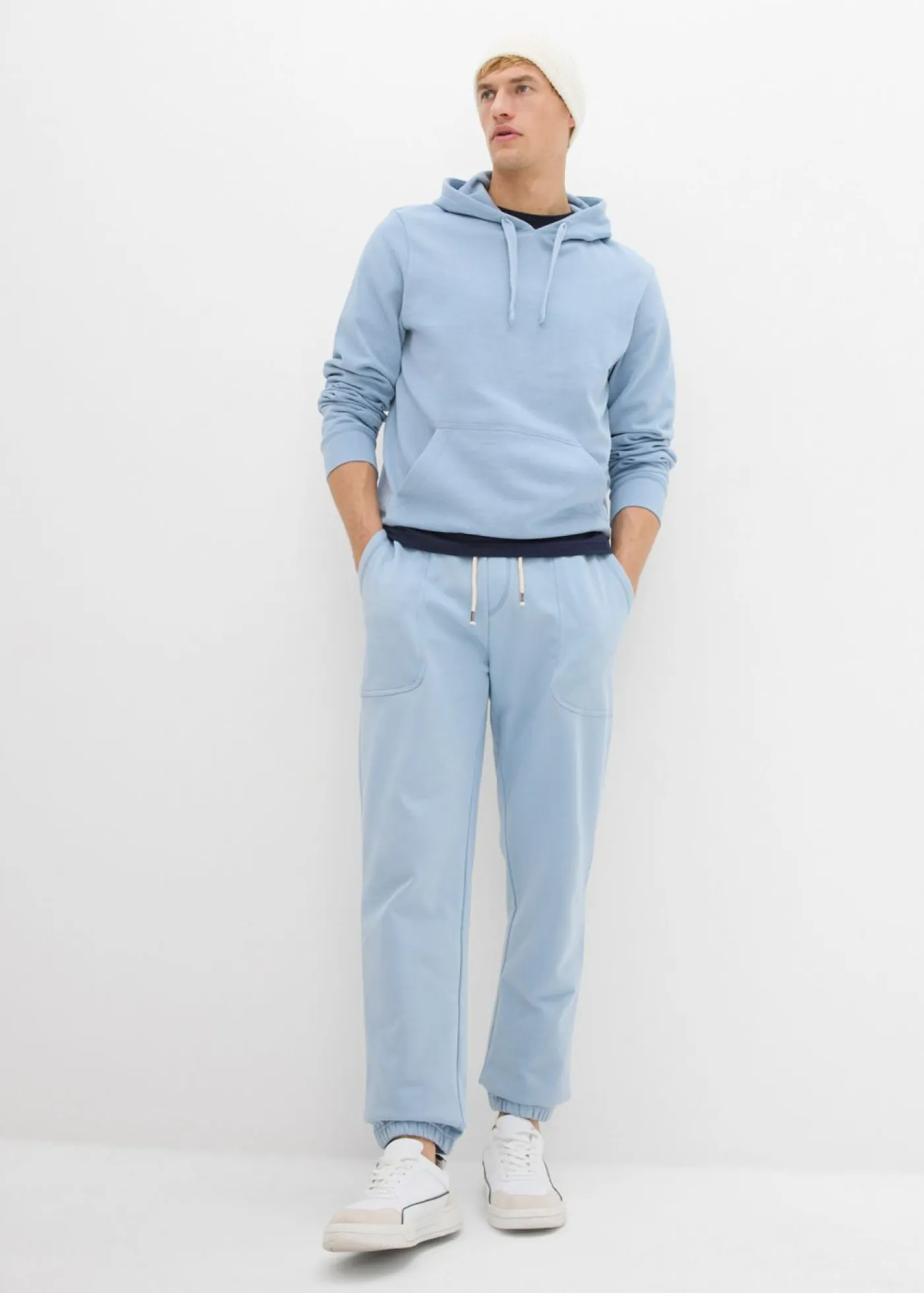 Hombre bonprix bonprix Pantalón de chándal de algodón orgánico puro