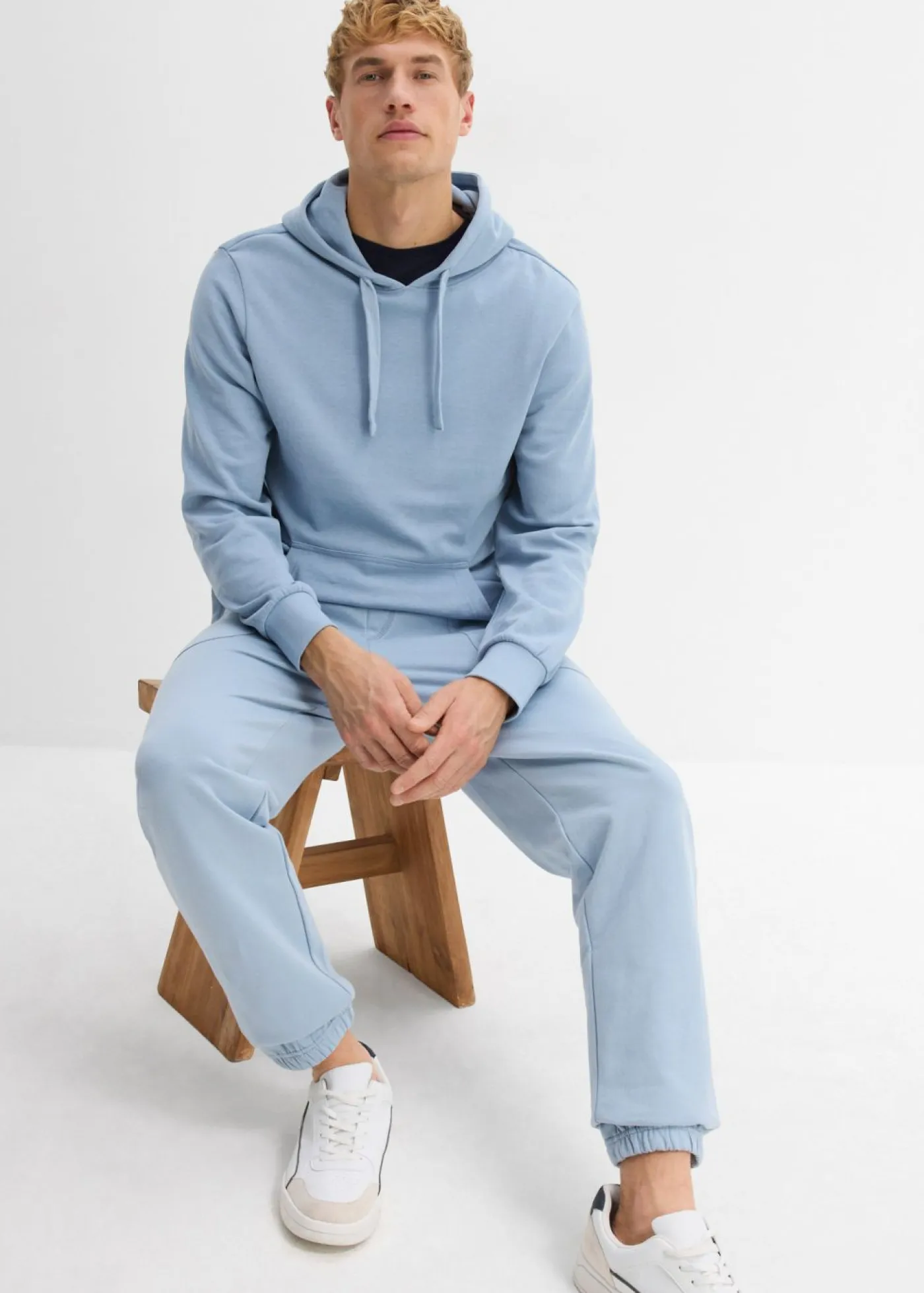 Hombre bonprix bonprix Pantalón de chándal de algodón orgánico puro