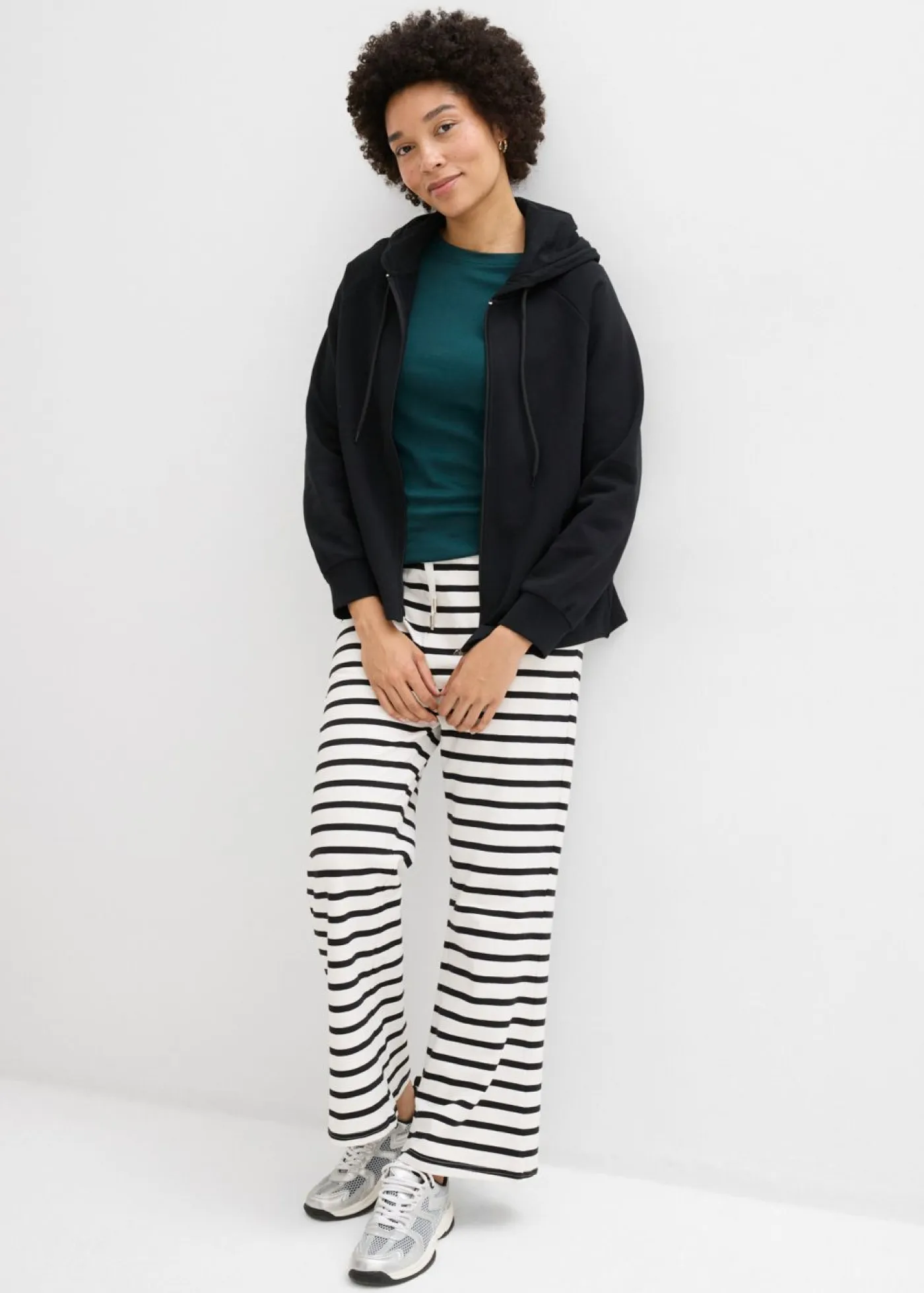 Mujer bonprix bonprix Pantalón de chándal de algodón ecológico puro