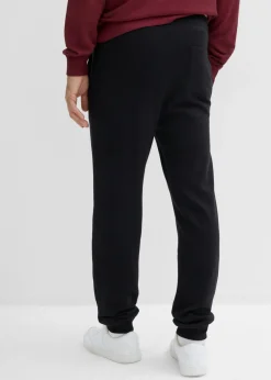 Hombre bonprix bonprix Pantalón de chándal de algodón orgánico puro con corte regular