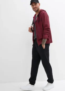 Hombre bonprix bonprix Pantalón de chándal de algodón orgánico puro con corte regular