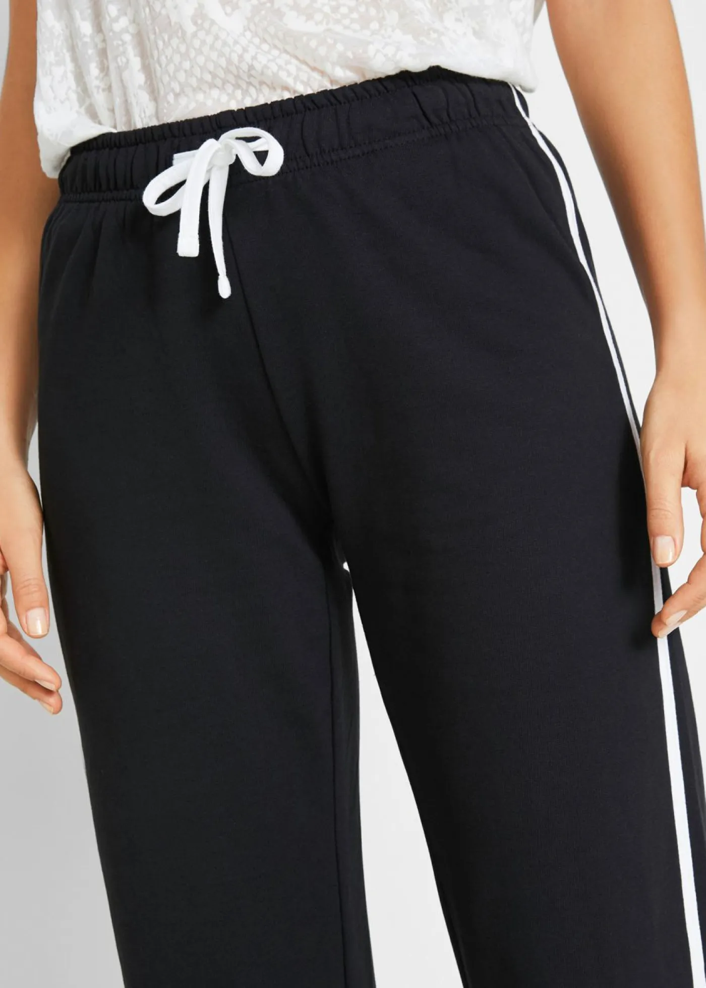 Mujer bonprix bonprix Pantalón de chándal de algodón puro (2 unidades)