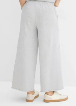 Mujer bonprix bonprix Pantalón de chándal de algodón orgánico con largo capri