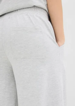 Mujer bonprix bonprix Pantalón de chándal de algodón orgánico con largo capri