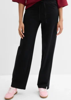 bonprix bonprix Básicos|Ropa Cómoda>Pantalón de chándal de algodón ecológico puro Negro