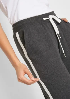 Mujer bonprix bonprix Pantalón de chándal de mezcla de algodón