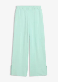 bonprix bonprix Ropa Cómoda|Pantalones>Pantalón de chándal de mezcla de algodón Menta claro