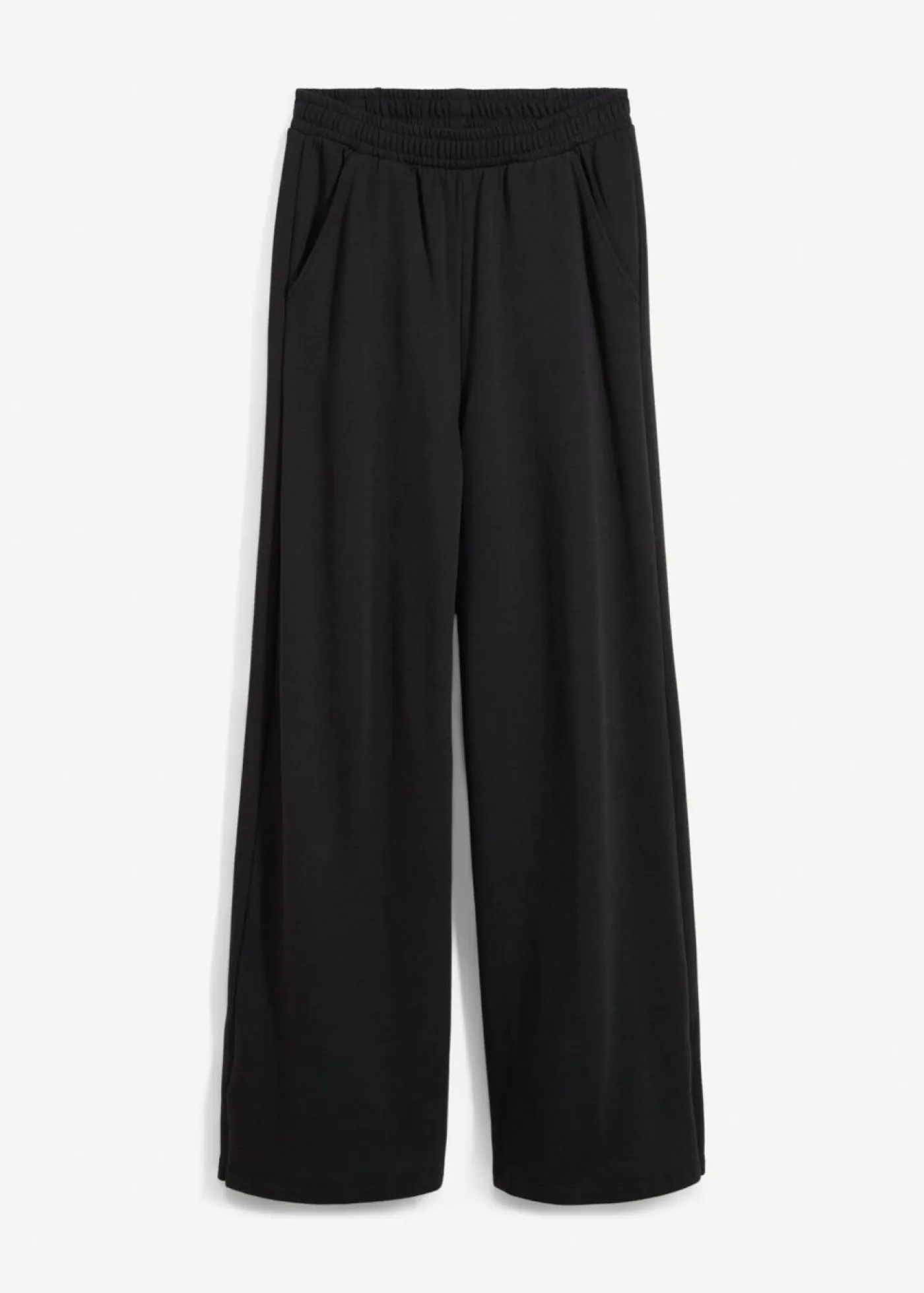 bonprix bonprix Ropa Cómoda|Pantalones>Pantalón de chándal de mezcla de algodón Negro