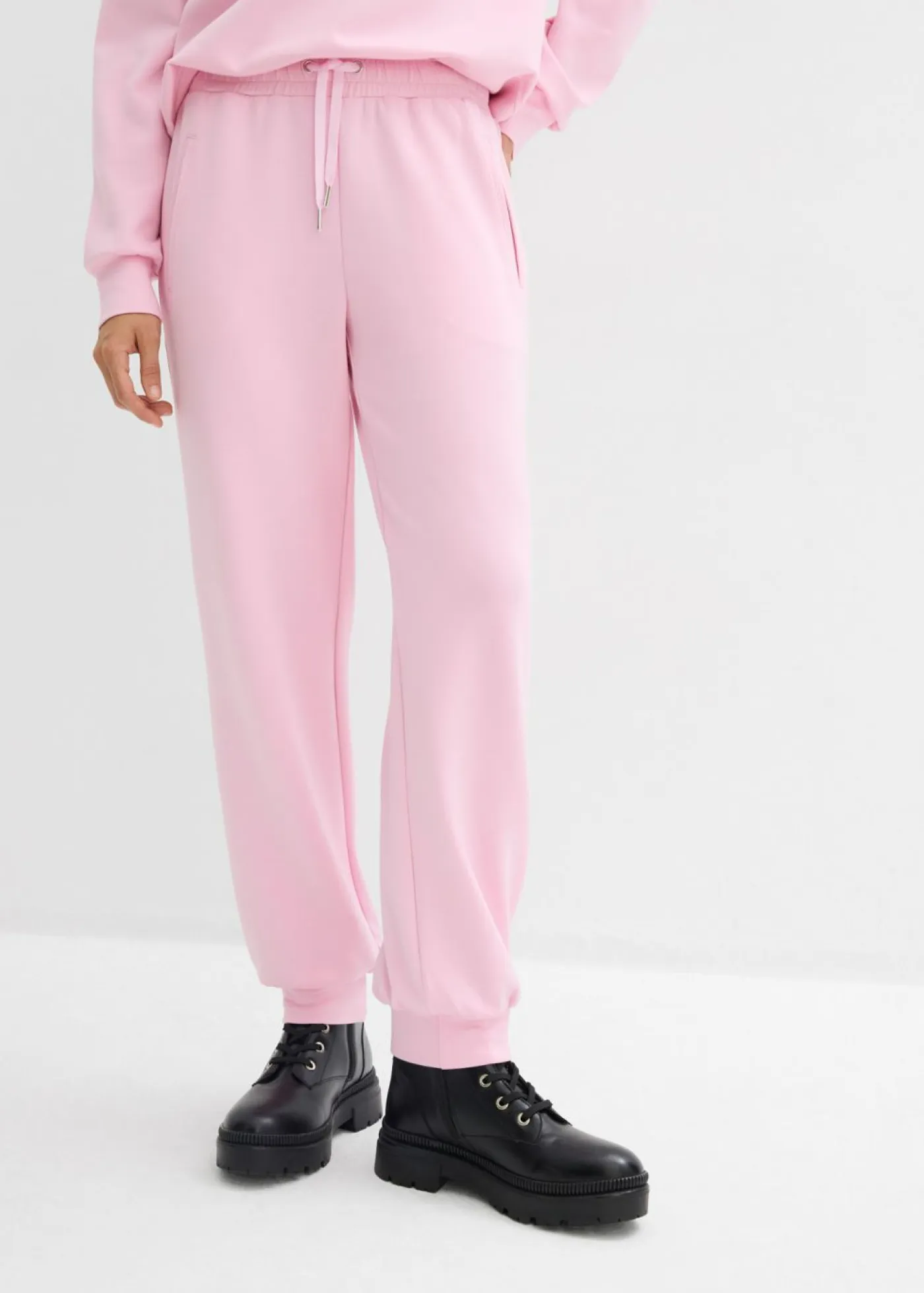 bonprix bonprix Básicos|Ropa Cómoda>Pantalón de chándal de neopreno suave rosa cristal