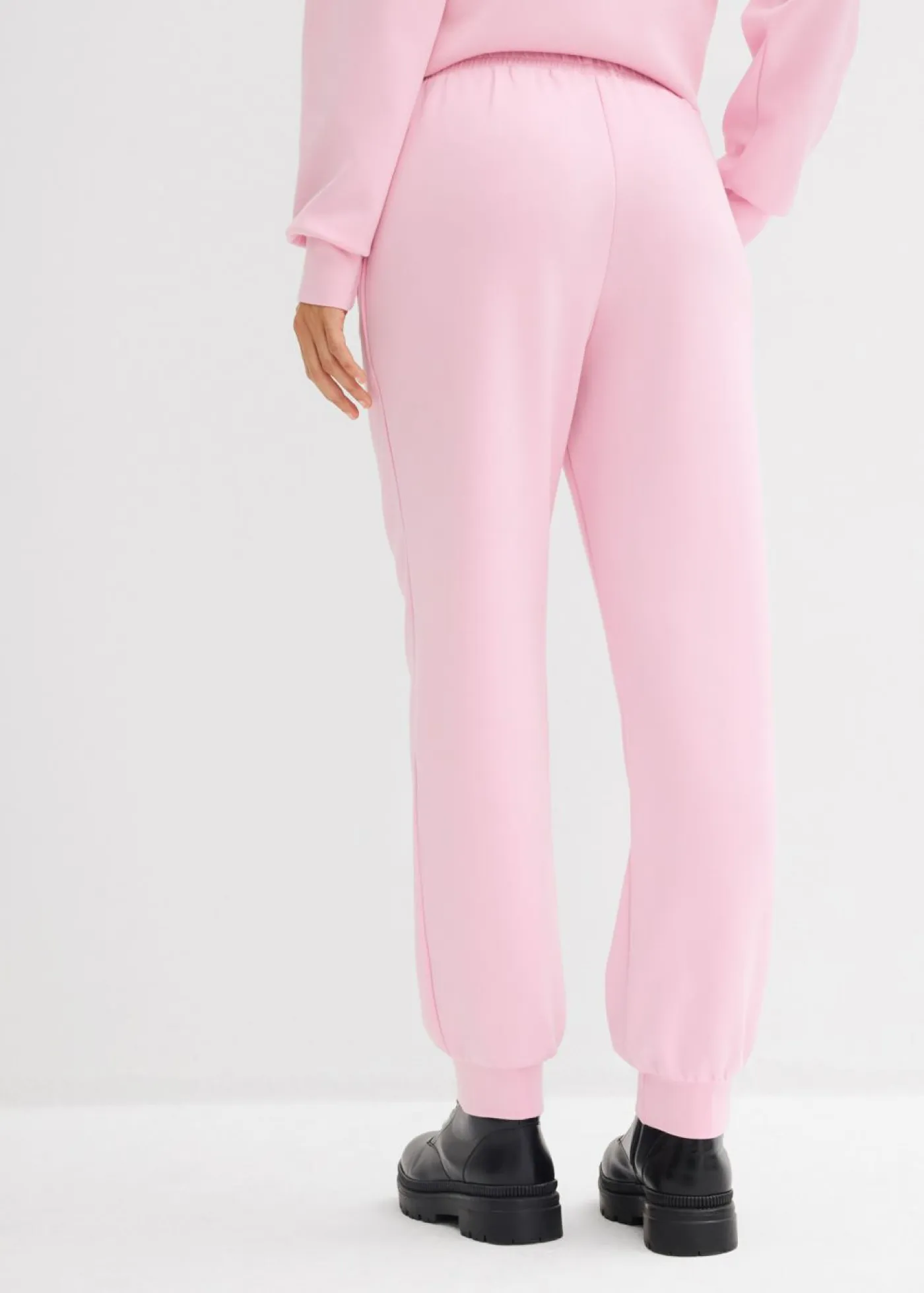 bonprix bonprix Básicos|Ropa Cómoda>Pantalón de chándal de neopreno suave rosa cristal