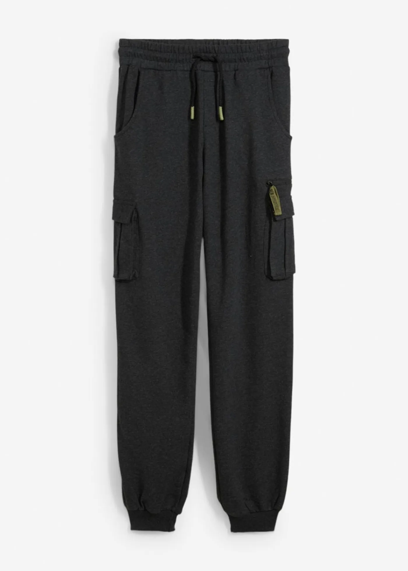 Niños bonprix bonprix Pantalón de chándal de suave mezcla de algodón con bolsillos tipo cargo