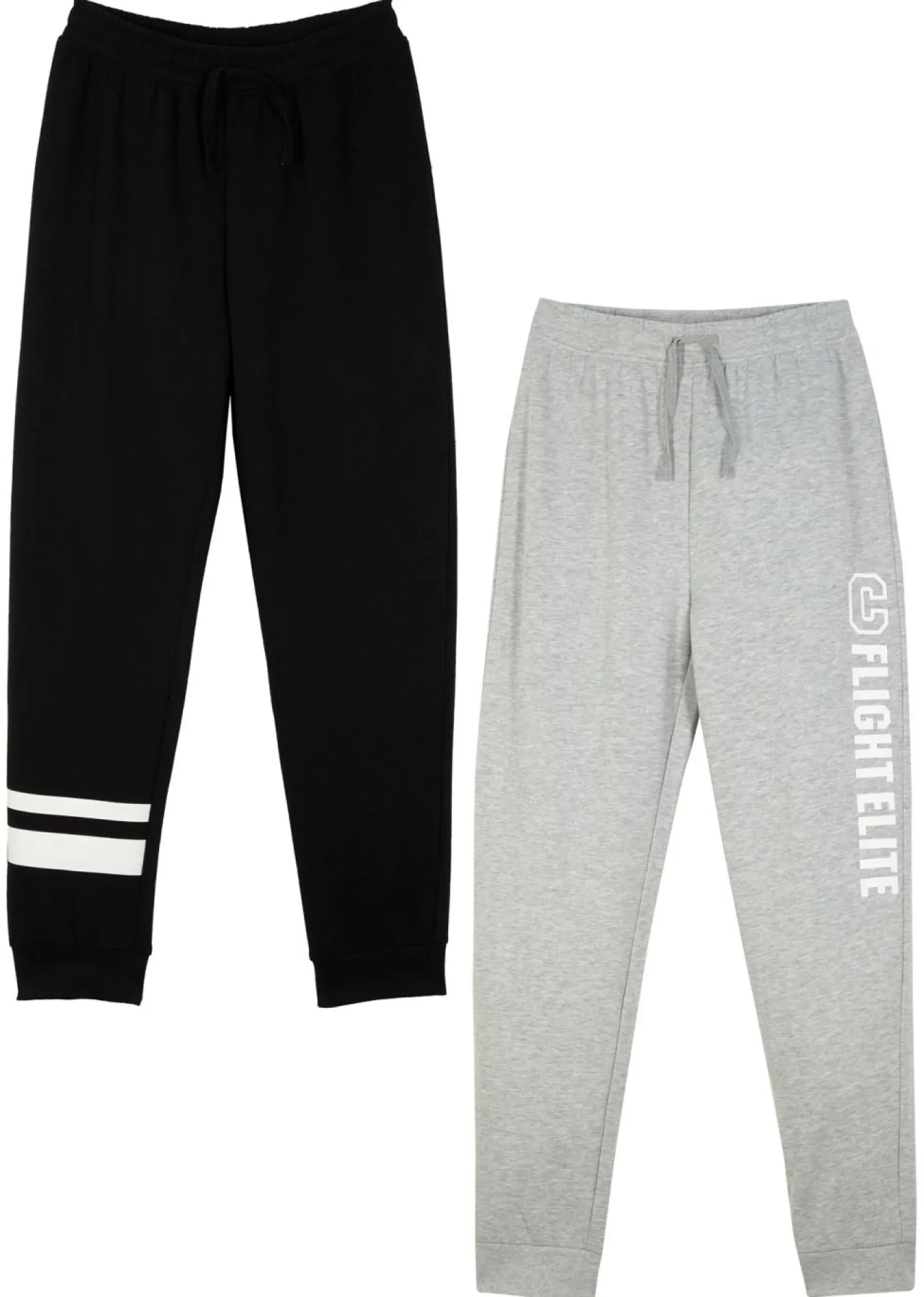 Niños bonprix bonprix Pantalón de chándal en suave mezcla de algodón (2 unidades)