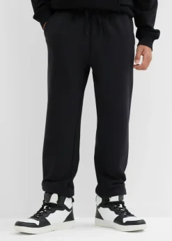 bonprix bonprix Ropa 9 A 16 Años·Pantalones|Ropa 9 A 16 Años·Packs De Ropa>Pantalón de chándal en suave mezcla de algodón (2 unidades) negro+verde mar