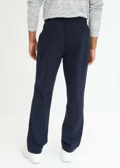 Hombre bonprix bonprix Pantalón de chándal loose fit con detalles en contraste (2 unidades)