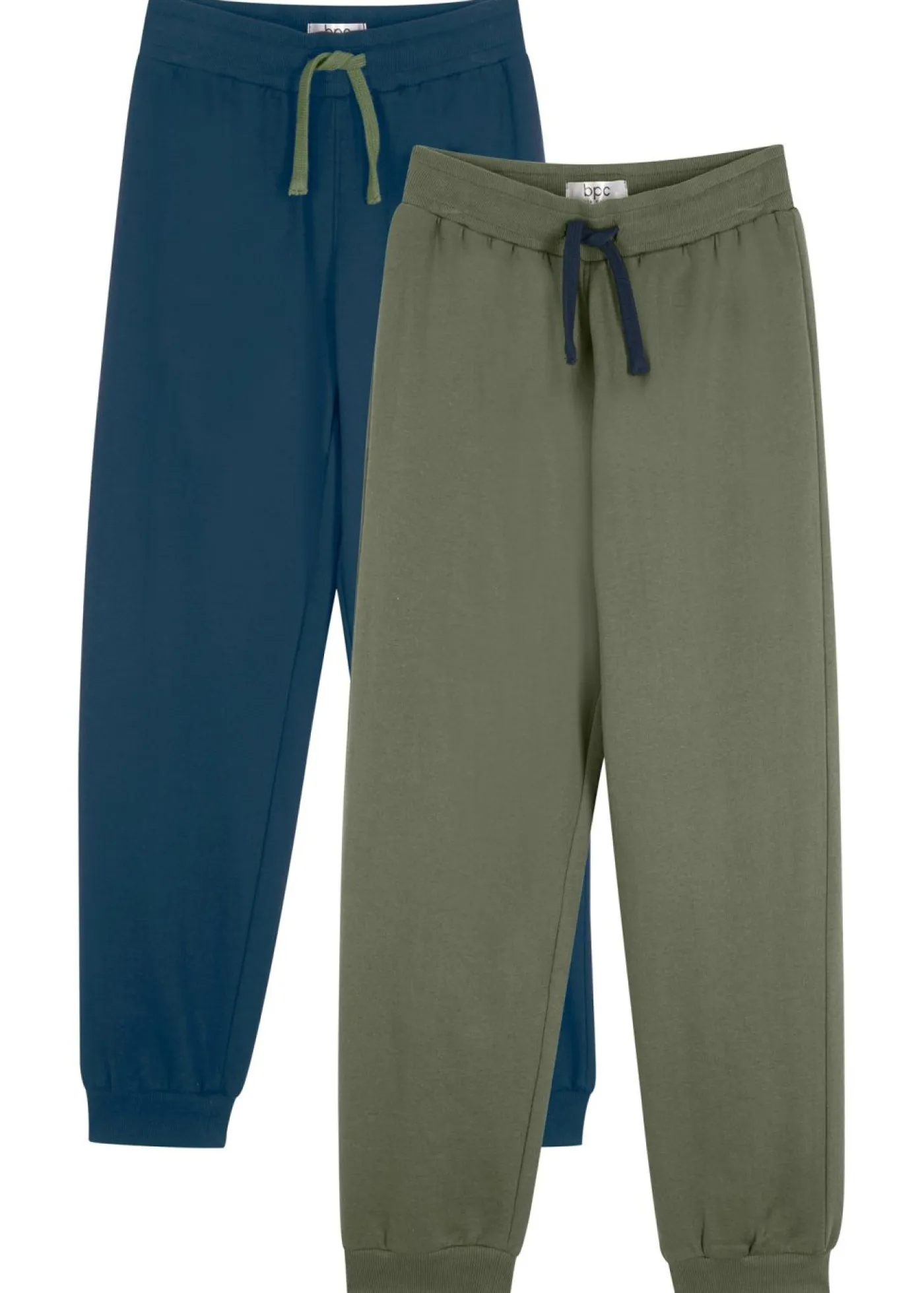 bonprix bonprix Ropa 9 A 16 Años·Pantalones|Ropa 9 A 16 Años·Packs De Ropa>Pantalón de chándal para niño (2 unidades) azul marino+caqui oscuro