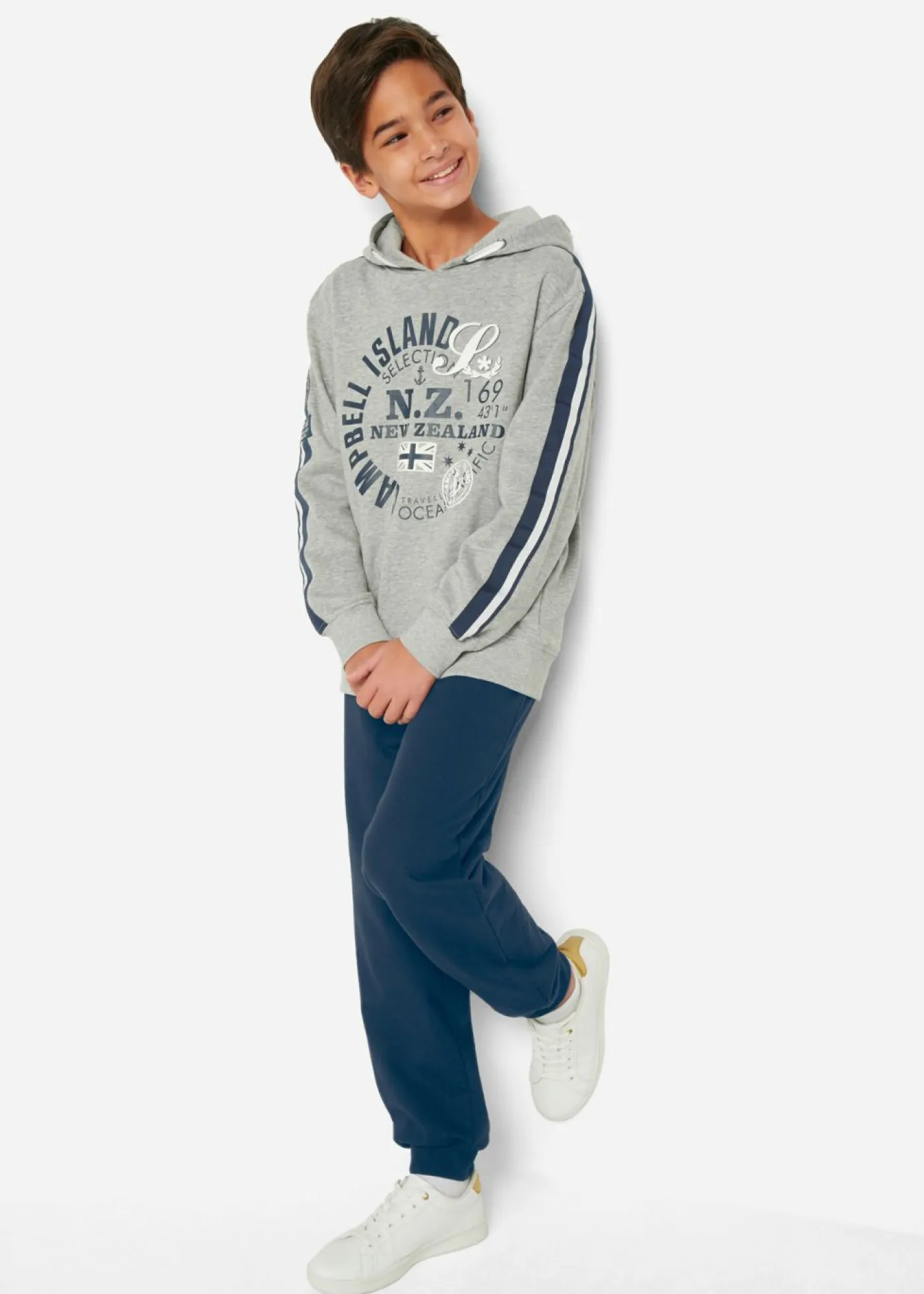 bonprix bonprix Ropa 9 A 16 Años·Pantalones|Ropa 9 A 16 Años·Packs De Ropa>Pantalón de chándal para niño (2 unidades) azul marino+caqui oscuro