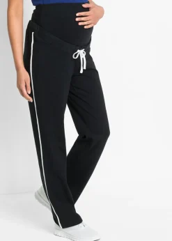 Mujer bonprix bonprix Pantalón de chándal premamá de algodón ecológico con pierna recta