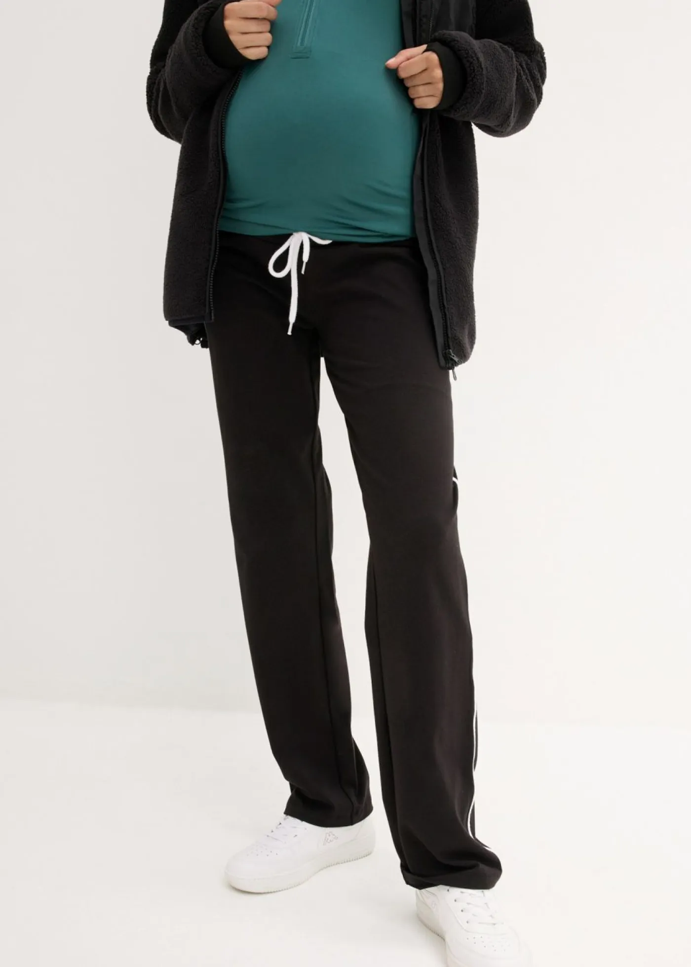 bonprix bonprix Premamá>Pantalón de chándal premamá (2 unidades) Azul oscuro-negro