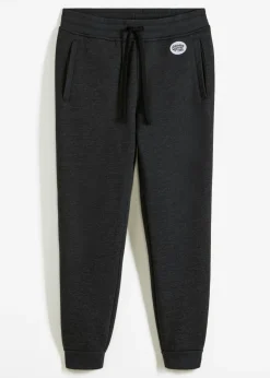 bonprix bonprix Ropa Térmica|Outdoor>Pantalón de chándal térmico con forro térmico suave Antracita jaspeado