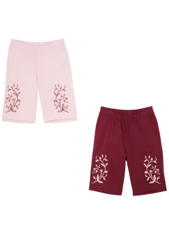 Niños bonprix bonprix Pantalón de ciclismo de algodón orgánico (2 unidades)