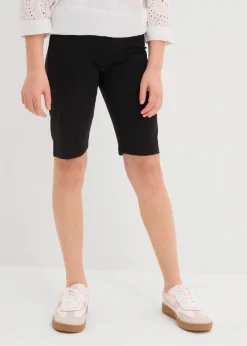 bonprix bonprix Ropa 9 A 16 Años·Packs De Ropa>Pantalón de ciclismo de mezcla de algodón ecológico orgánico (2 unidades) Negro