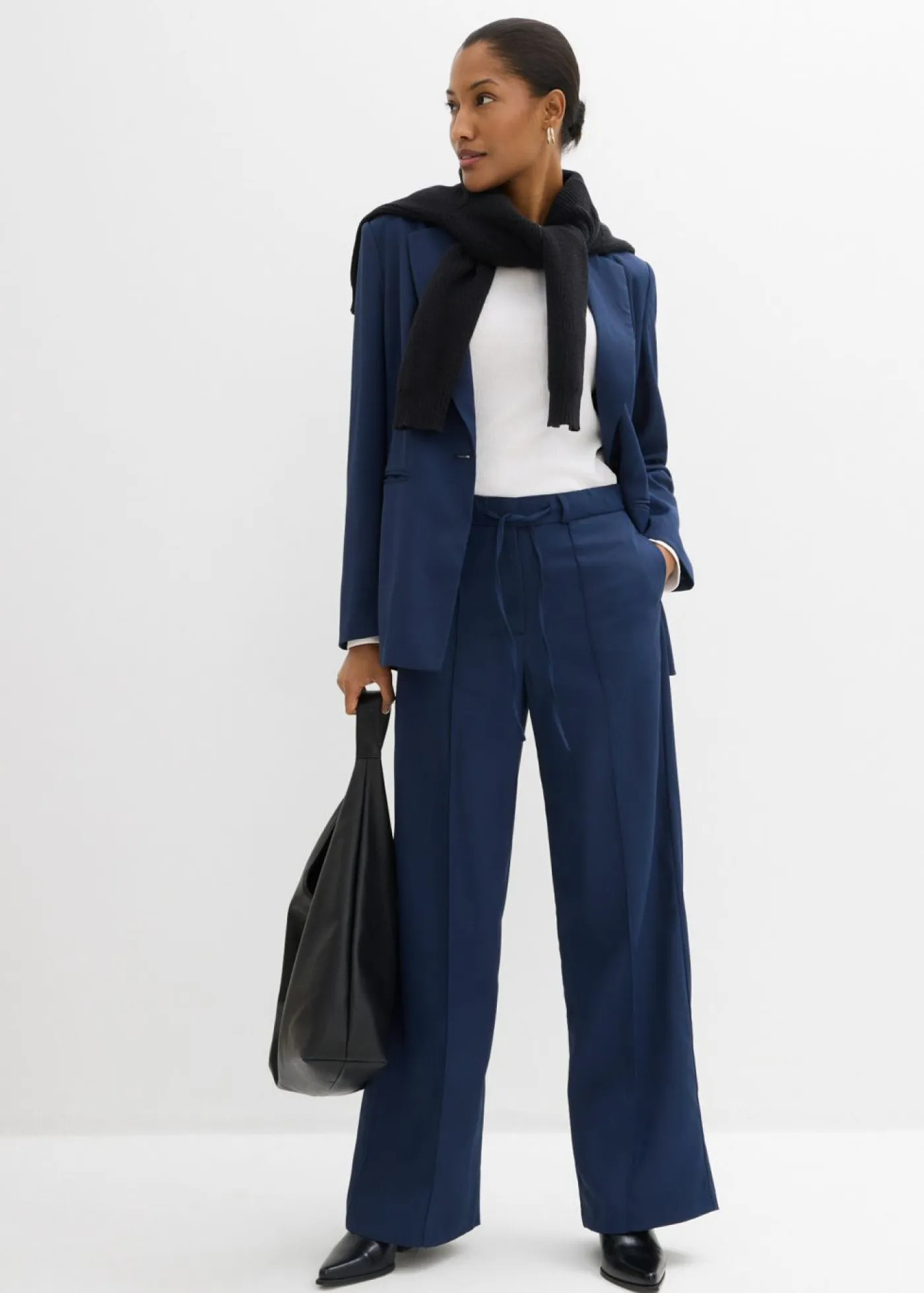 Mujer bonprix bonprix Pantalón de corte recto con cintura cómoda