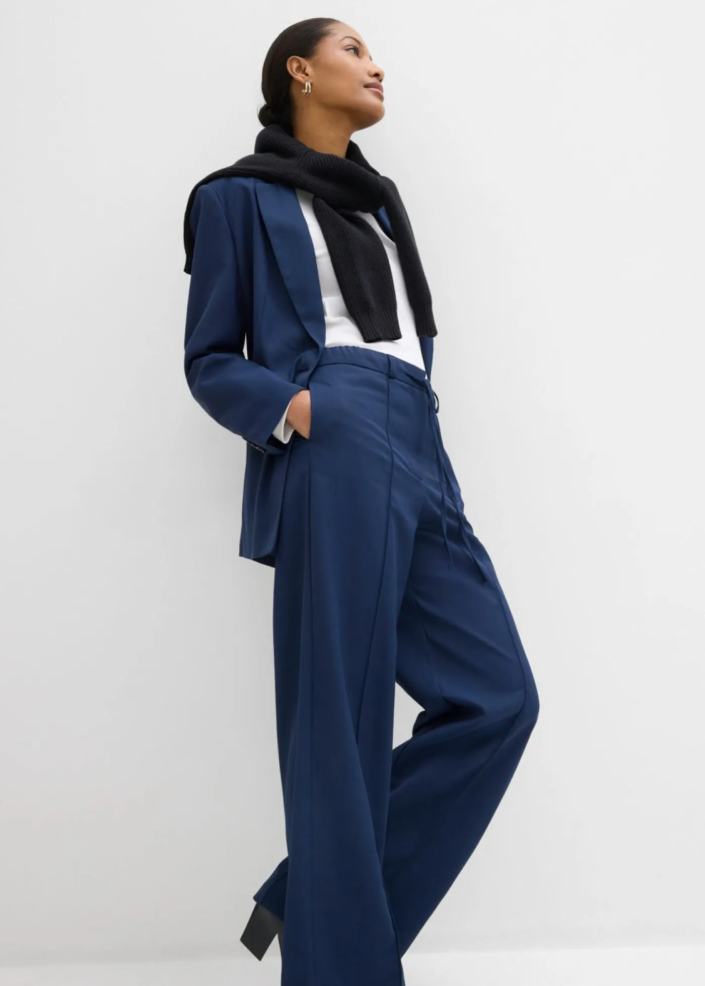 Mujer bonprix bonprix Pantalón de corte recto con cintura cómoda