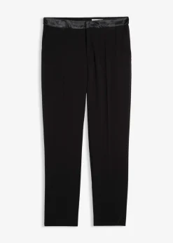 bonprix bonprix Trajes|Pantalones>Pantalón de esmoquin con contenido de elastano y corte ajustado Negro