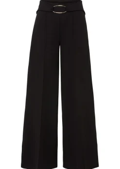 bonprix bonprix Pantalones>Pantalón de estilo palazzo Negro