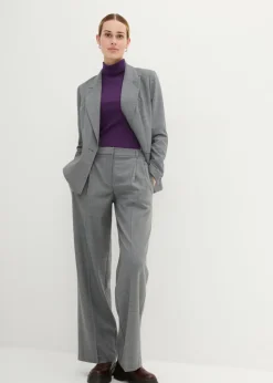 Mujer bonprix bonprix Pantalón de lana con pinzas