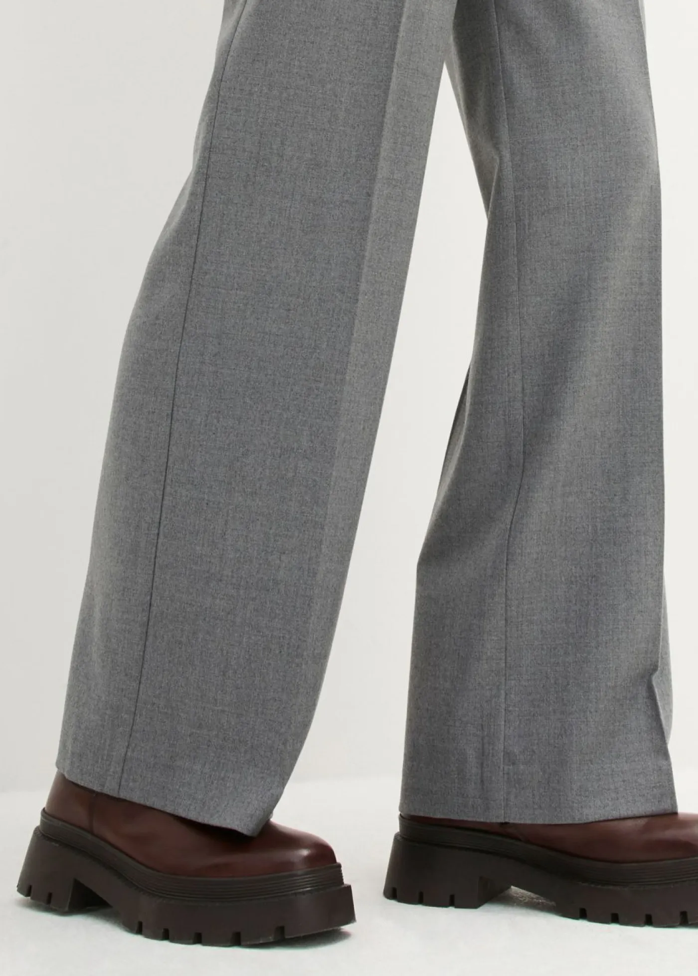 Mujer bonprix bonprix Pantalón de lana con pinzas