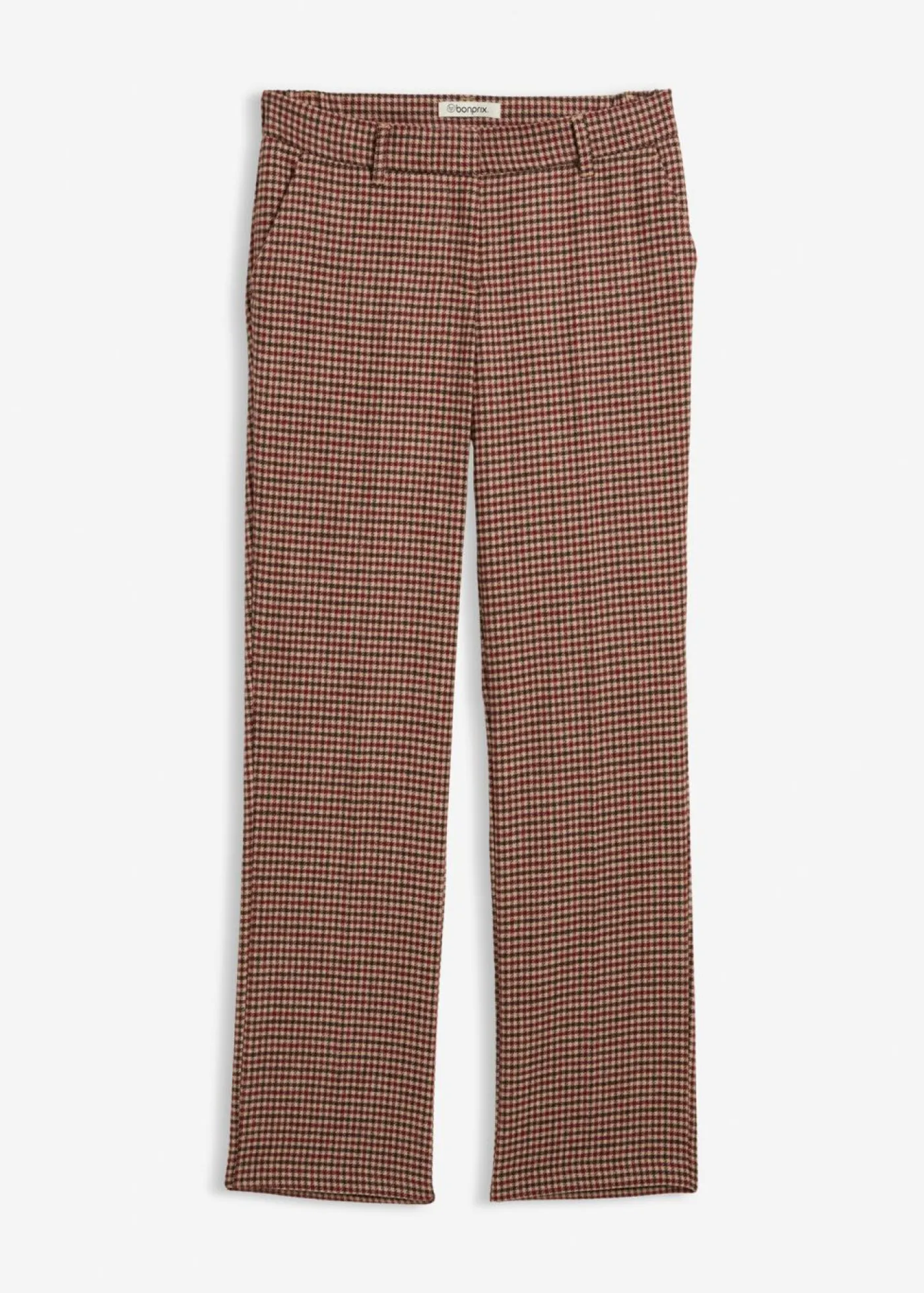 Mujer bonprix bonprix Pantalón de mezcla de lana suave