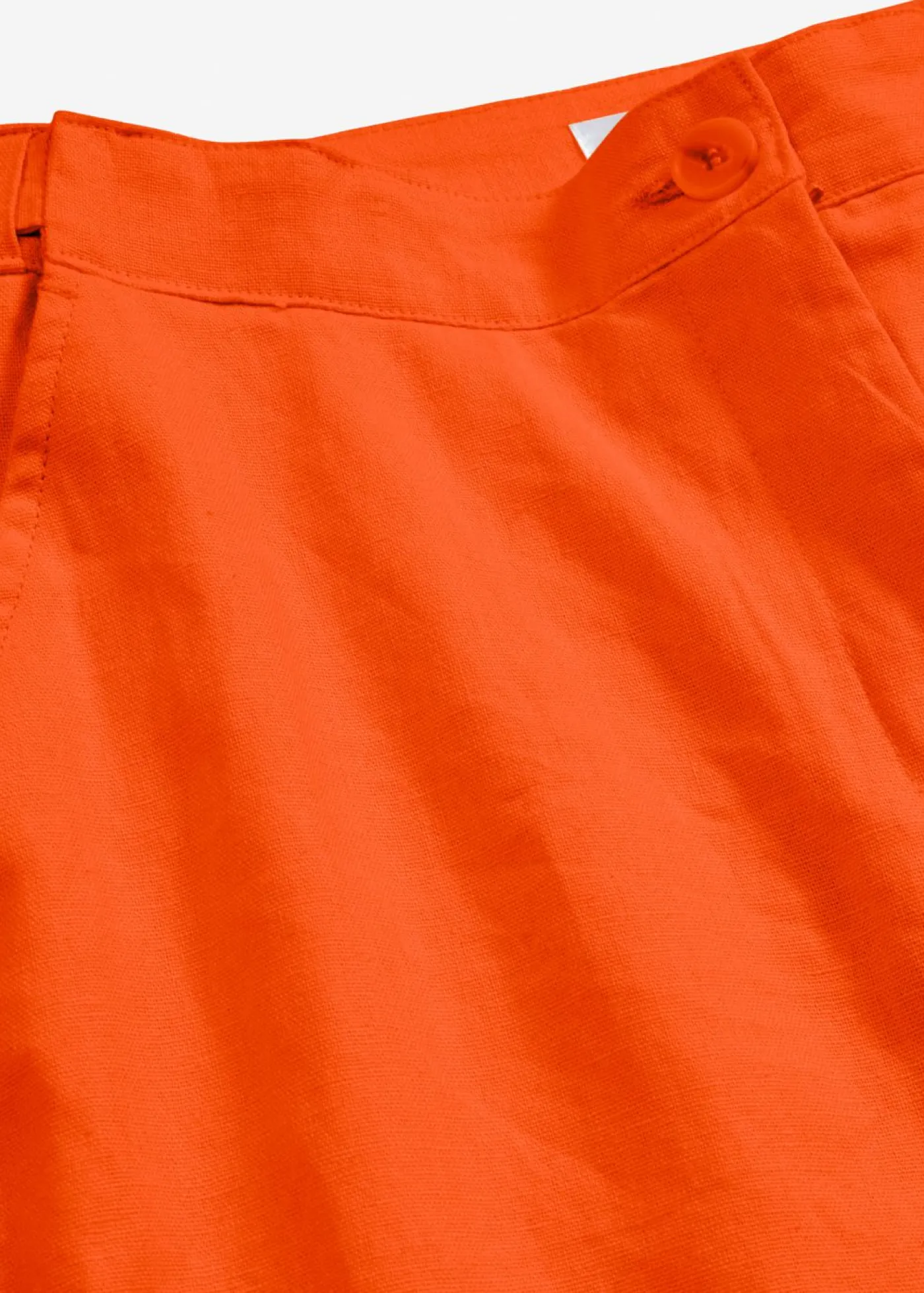 Mujer bonprix bonprix Pantalón de mezcla de lino y viscosa con talle alto y pernera corta