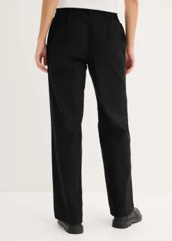 Mujer bonprix bonprix Pantalón de mezcla de lino y algodón